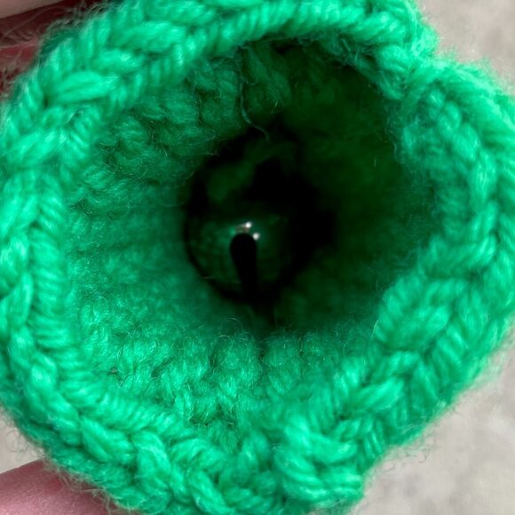 Crocheted Christmas Bell Ornament - Picture 5 of 10